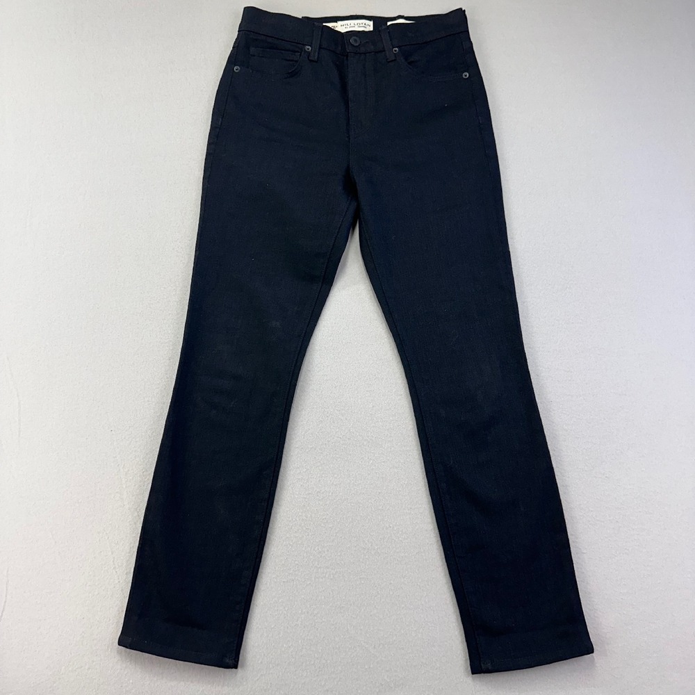Nili Lotan Skinny Jeans Womens 28 Black High Rise Stretch Luxury Designer USA